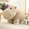 Q version of the hippopotamus elephant doll wedding, corporate gifts grab machine doll stall  plush toys wholesale