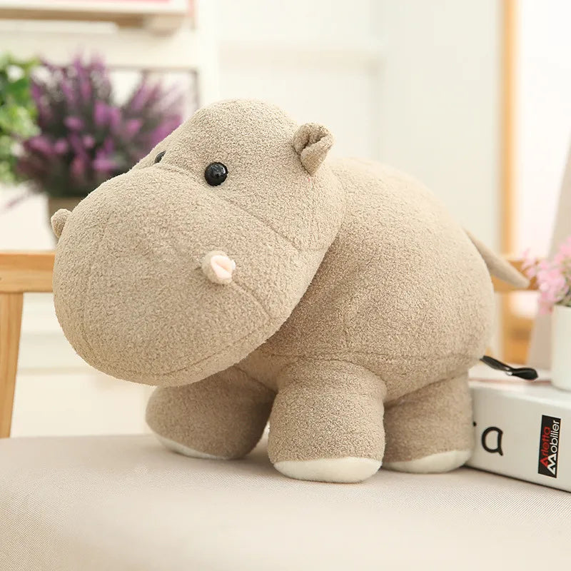 Q version of the hippopotamus elephant doll wedding, corporate gifts grab machine doll stall  plush toys wholesale