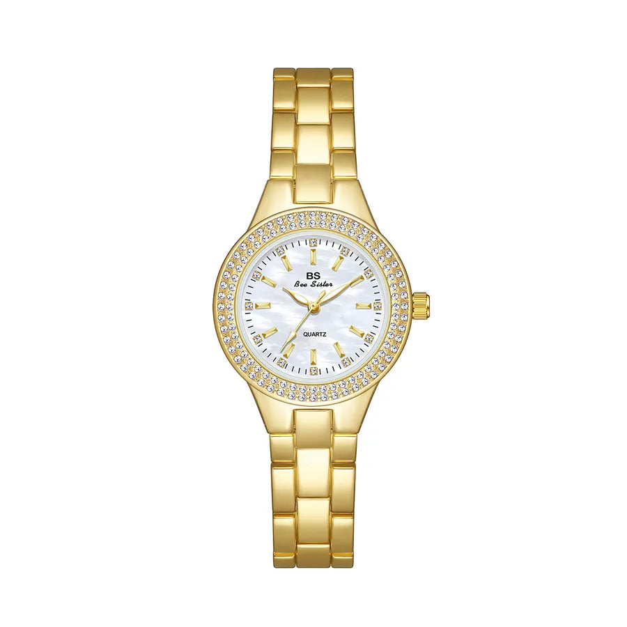 Simple Style Classic Style Solid Color One Piece Buckle Quartz Women's Watches