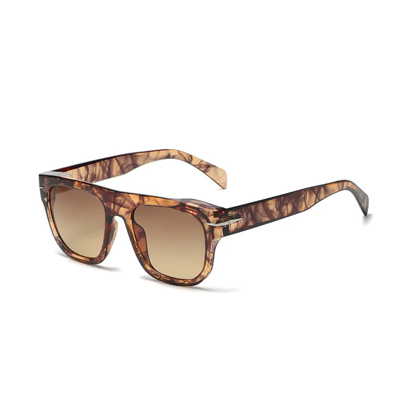 men's fashion geometric pc square sunglasses