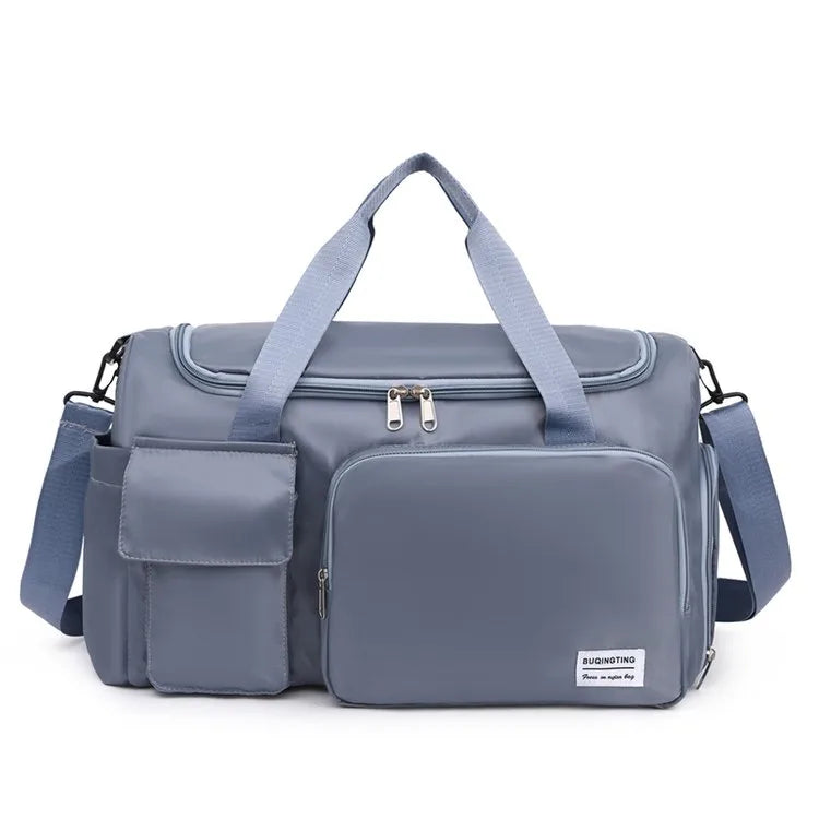 Unisex Classic Style Solid Color Oxford Cloth Travel Bags