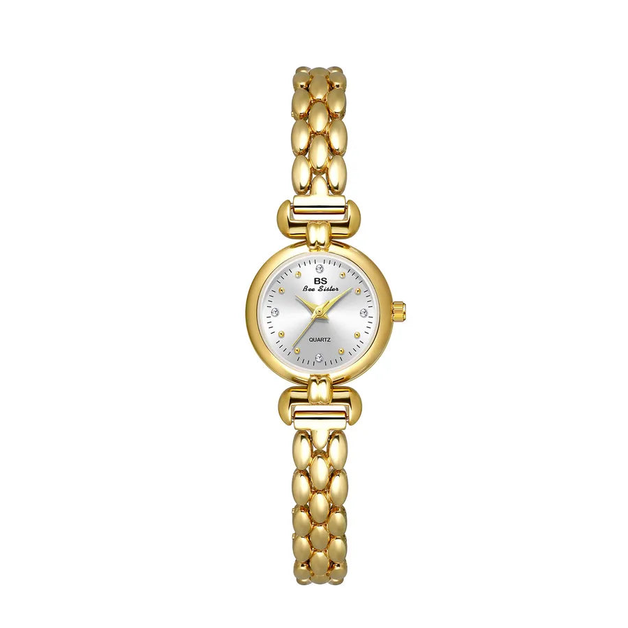 Glam Retro Solid Color Jewelry Buckle Quartz Women's Watches