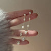 1 Pair Freshwater Pearl Freshwater Pearl Water Droplets Drop Earrings