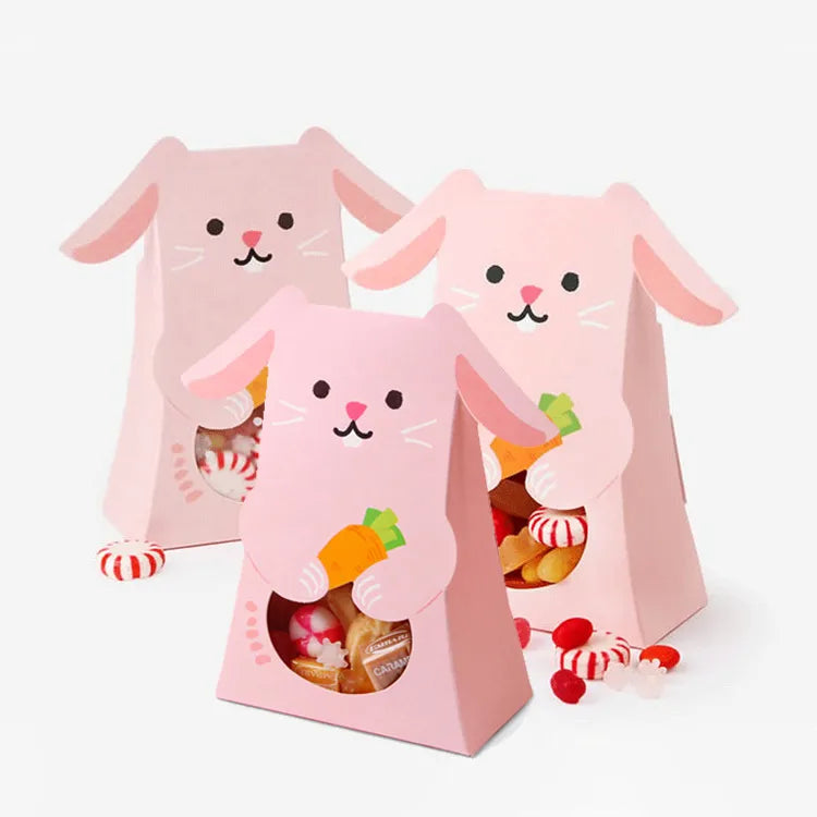 Cute Rabbit Animal Cat Paper Casual Gift Bags Party Supplies Gift Wrapping Supplies 1 Piece