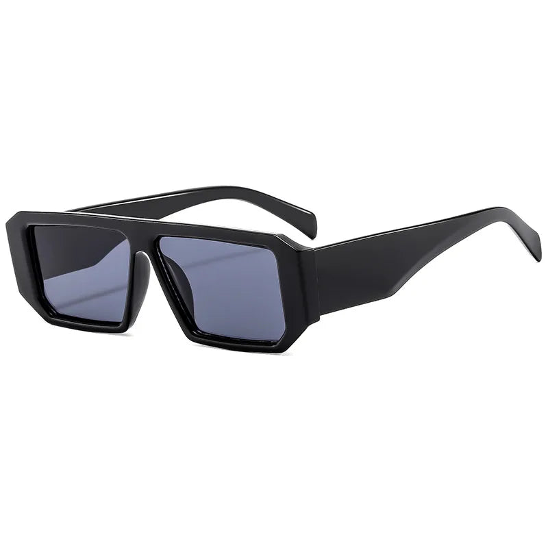 simple style classic style commute color block ac square full frame men's sunglasses