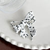 Sweet Versatile 3D Butterfly Knot Hair Clip High Ponytail Side Duckbill Clip Acetate Hair Accessories For Women Simple Style