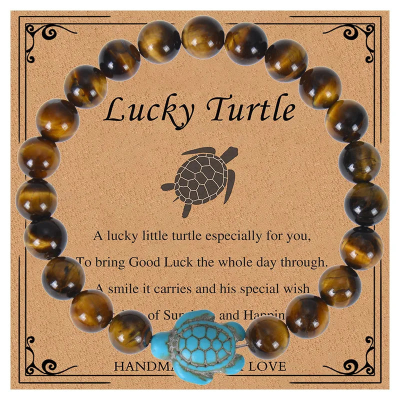 Casual Cute Tropical Tortoise natural stone Bracelets In Bulk