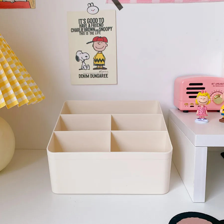 Cartoon PP Plastic Cute Simple Style Storage Box