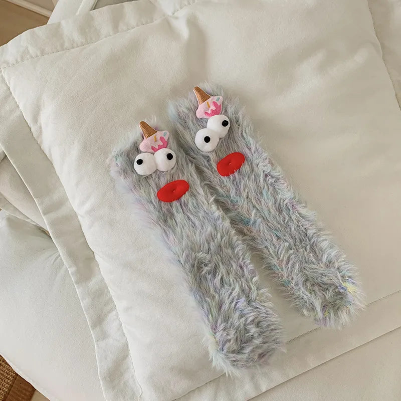 Sweet Women's Cartoon Nylon Ankle Socks A Pair