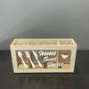 Simple Style Letter Wood Storage Box