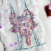 flower wireless bra sexy lingerie