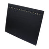 New PU Leather Jewelry Display Board Black Hook Necklace Earring Ring Stand Stall Display Props Simple Style Handwoven Square