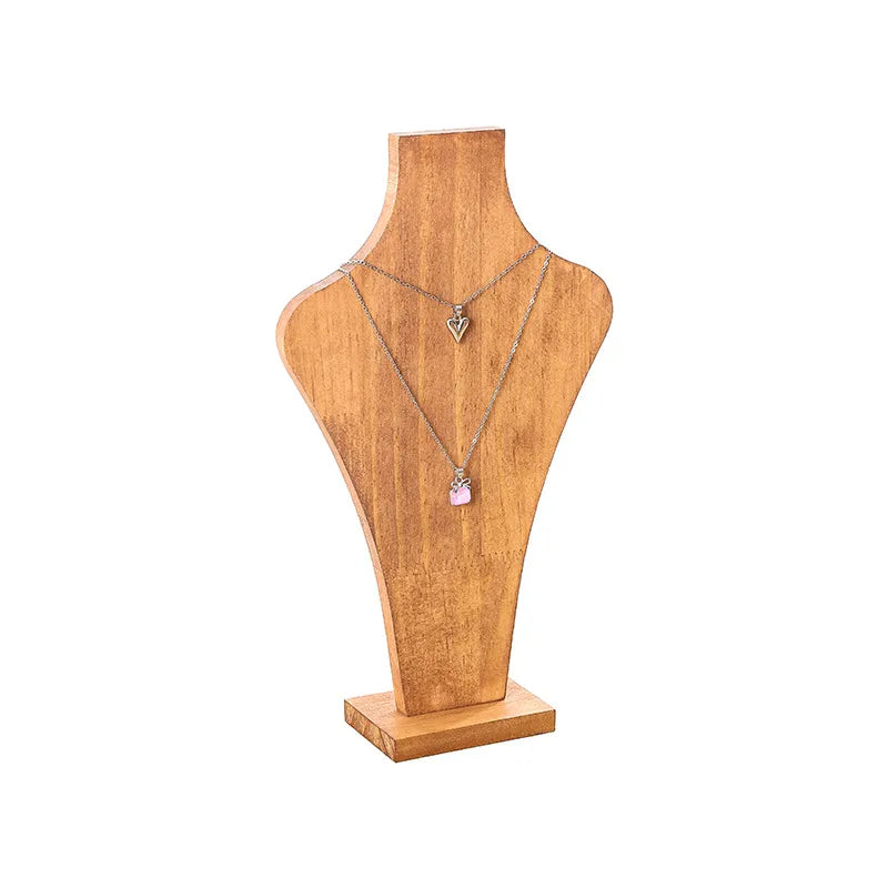 1 Piece solid wood Retro Simple Style Vase Jewelry Display Jewelry Rack