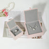 1 Piece Flannel Elegant Lady Holiday Banquet Daily Solid Color Jewelry Boxes