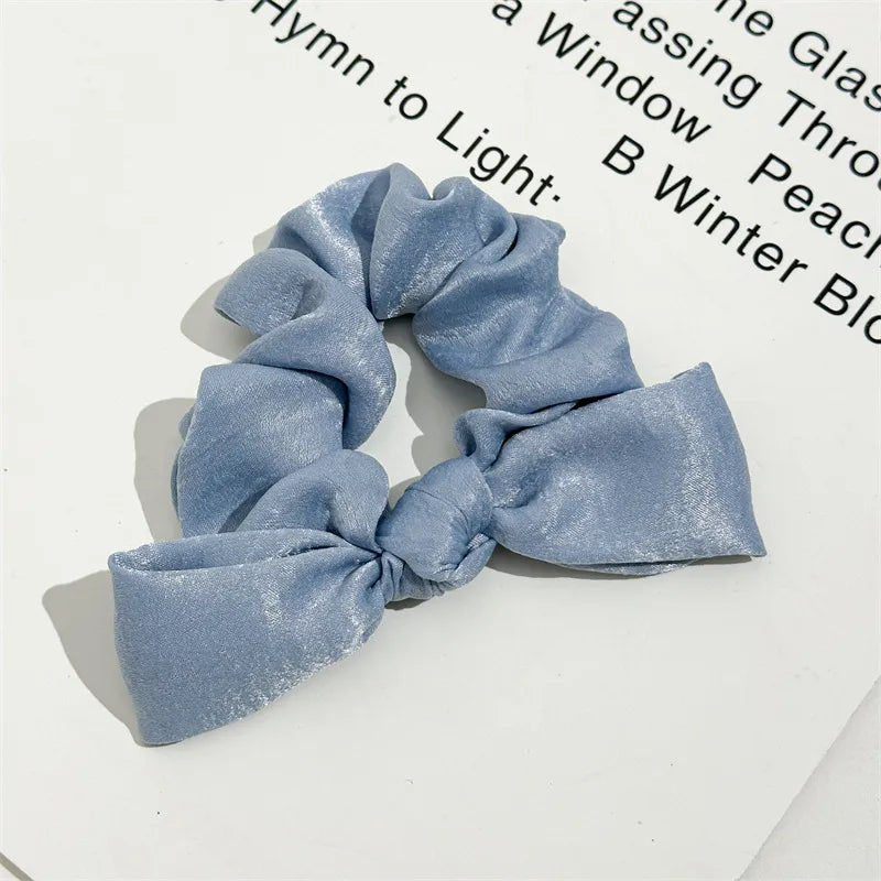 Elegant Lady Simple Style Women's Solid Color Cloth Hair Tie
