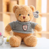 Wholesale sweater bear doll large pillow cute dressing teddy bear doll birthday gift girl plush toy
