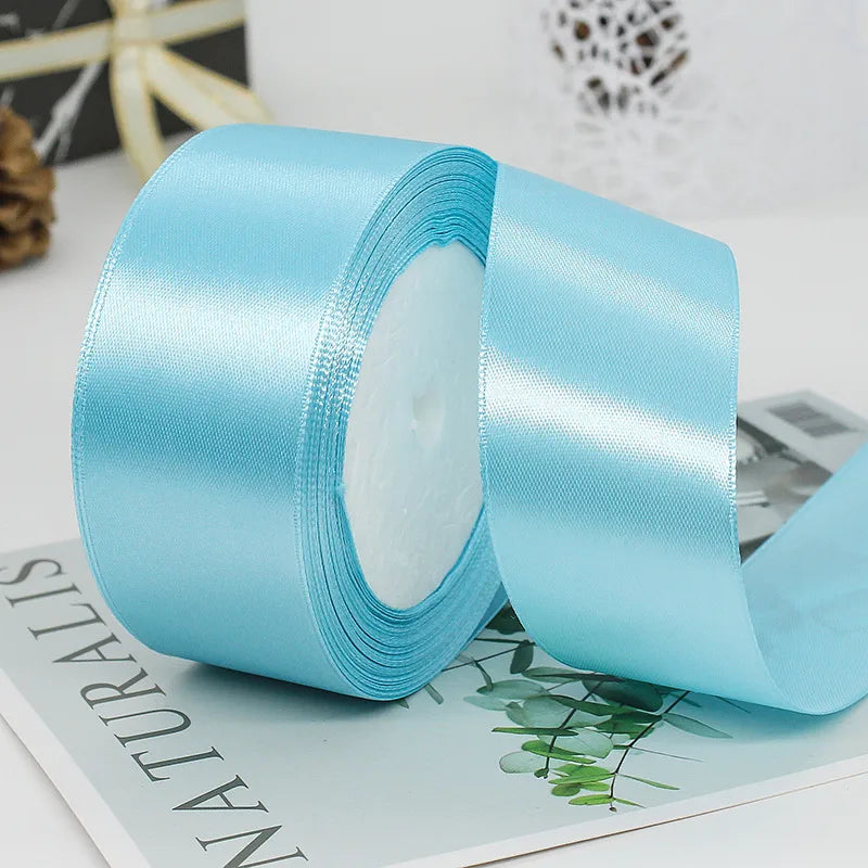 Modern Style Solid Color Polyester Holiday Wedding Birthday Party Supplies Gift Wrapping Supplies 1 Roll