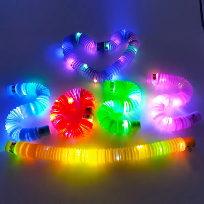 solid color extension tube diy stretch bellows decompression toy