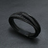 Hot European and American Style Jewelry Simple Fashion Leather Rope Hand Weaving Bracelet Men's Bracelet J Ornament Wholesale