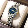 Simple Style Classic Style Color Block Solid Color Butterfly Double Snap Quartz Women's Watches