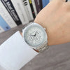 Casual Classic Style Solid Color Single Folding Buckle Quartz Watch