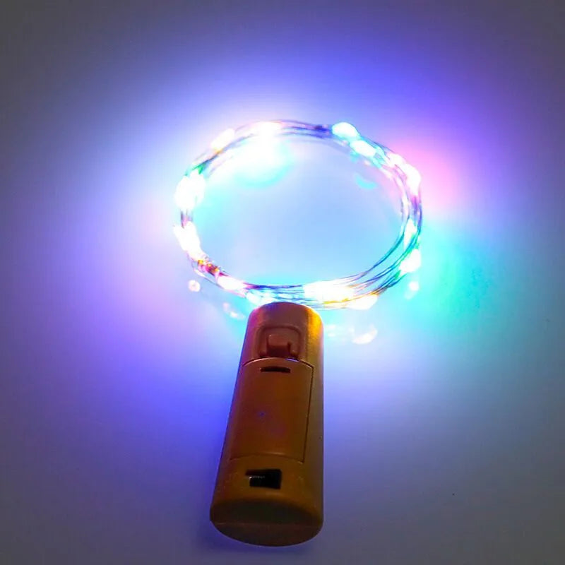 Source manufacturers led wine bottle stopper lights Christmas decorative bottle stopper copper wire lights string Christmas lights