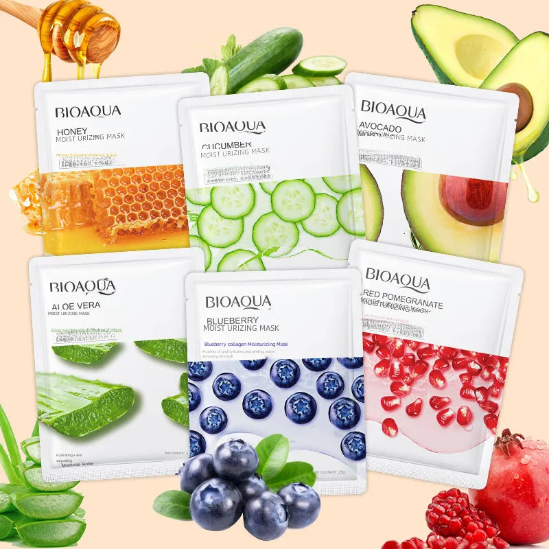 Poquan Ya Cucumber Centella asiais Mask Skin Moisturizing Moisturizing Aloe Niacinamide  Mask Wholesale