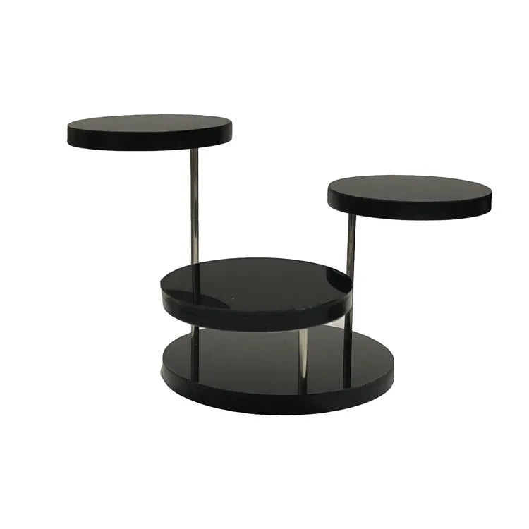 Hot acrylic ring jewelry display stand round jewelry rotating ring display stand exhibition stand