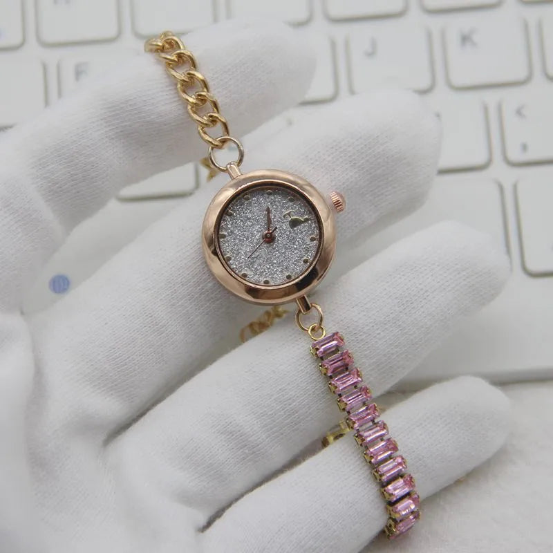 Classic Style Solid Color Buckle Quartz Watch