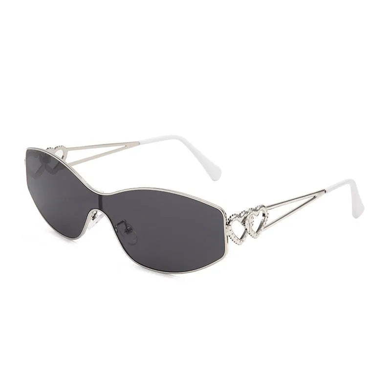 IG Style Streetwear Solid Color Pc Special-Shaped Mirror Full Frame Women's Sunglasses