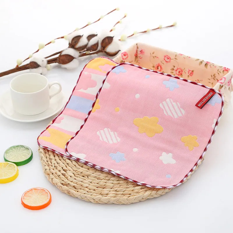Cute Cartoon Cotton Burp Cloths Baby Accessories