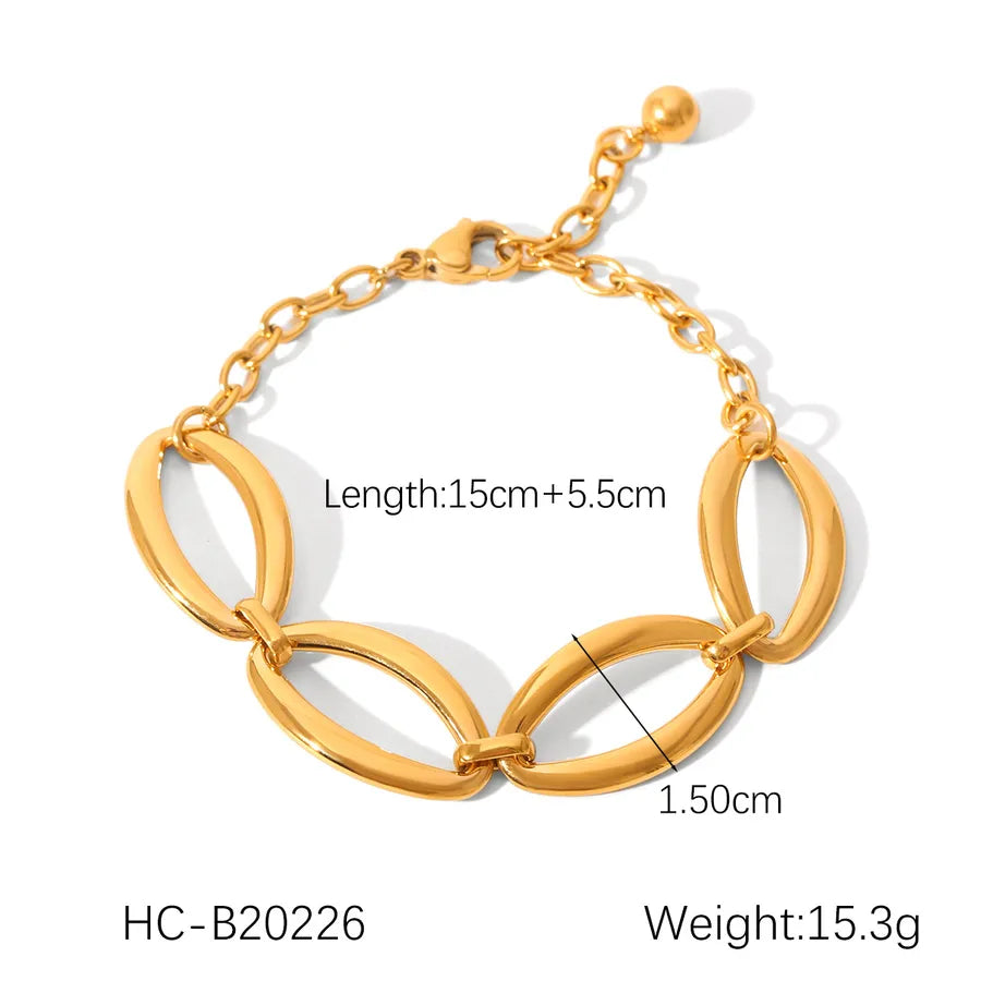 IG Style Retro Geometric 304 Stainless Steel Bracelets In Bulk