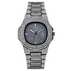 Elegant Glam Solid Color Sparkly Single Folding Buckle Quartz Men's Watches