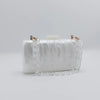 White Purple Green Arylic Solid Color Square Evening Bags
