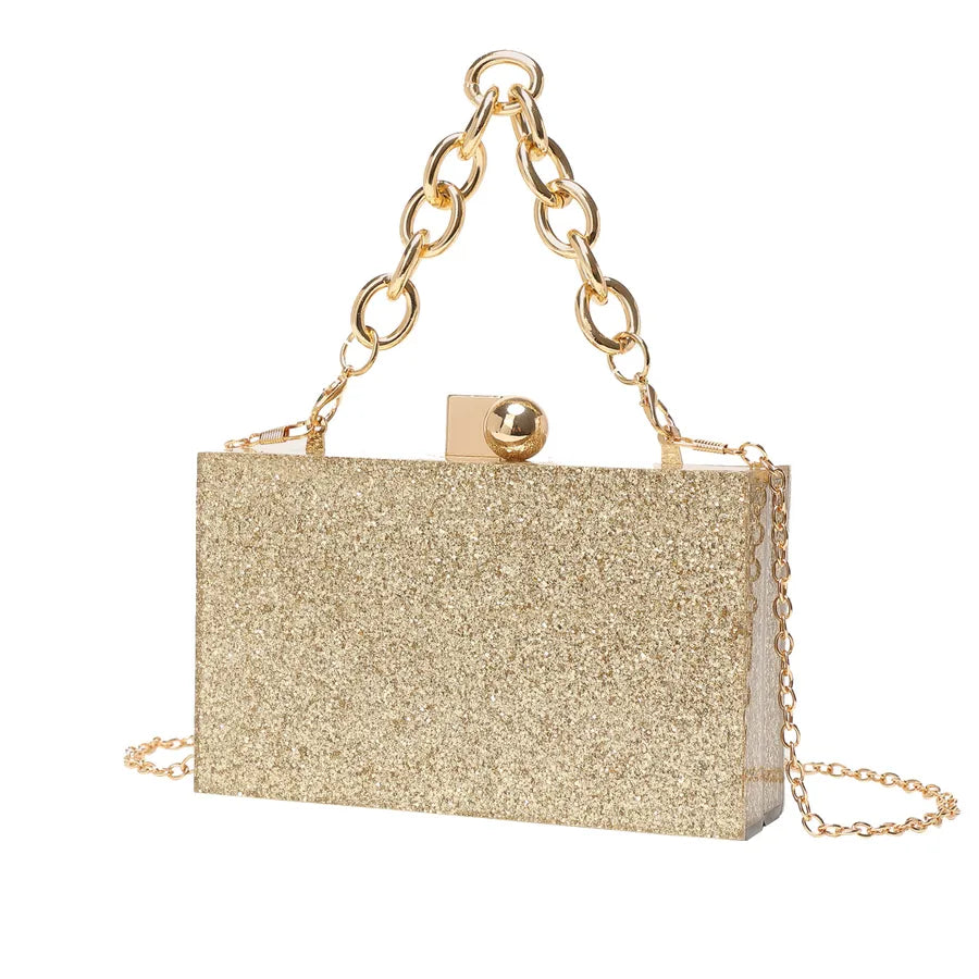 new evening bag acrylic portable crossbody wedding banquet women's clutch   exclusive