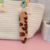 Simple Style Leopard Imitation Wool Unisex Bag Pendant Keychain