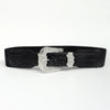 Vintage Style Preppy Style Simple Style Geometry Rhinestone Buckle Polyester Fiber Women's Adults Leather Belts