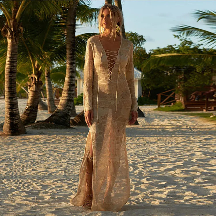 Women's Solid Color Simple Style Cover Ups