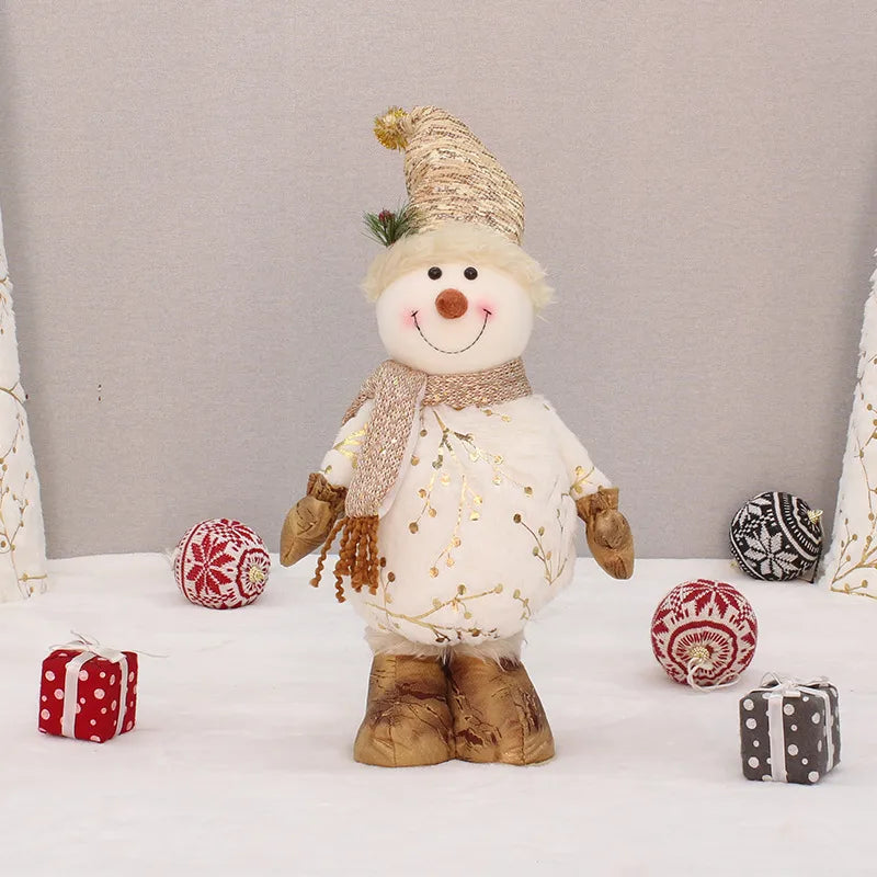 Christmas Cute Snowman PP Cloth Party Ornaments