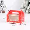 Christmas Handheld Paper Cup Cake Packaging Box Peaceful Fruit Christmas Cupcake Box Baking Supplies Packaging Box