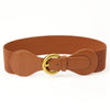 Elegant Solid Color Imitation Leather Women's Leather Belts