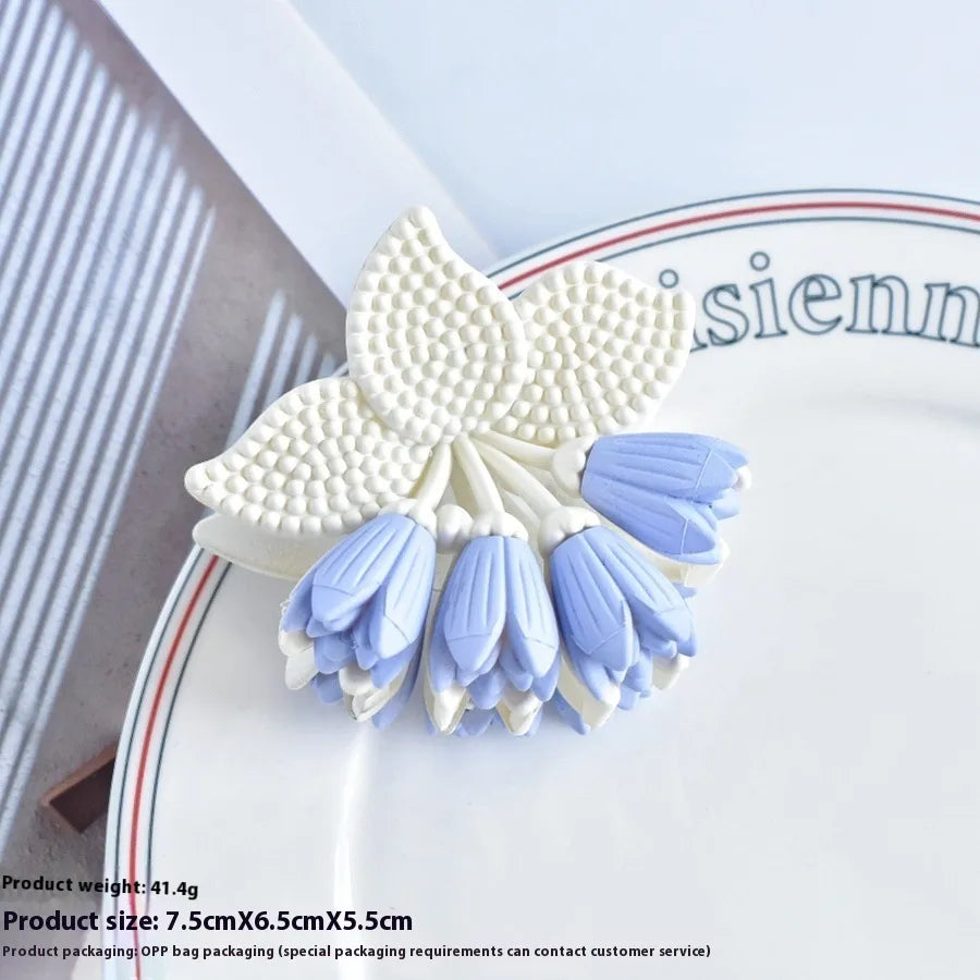 Cute Women's tulips Plastic Hair Claws