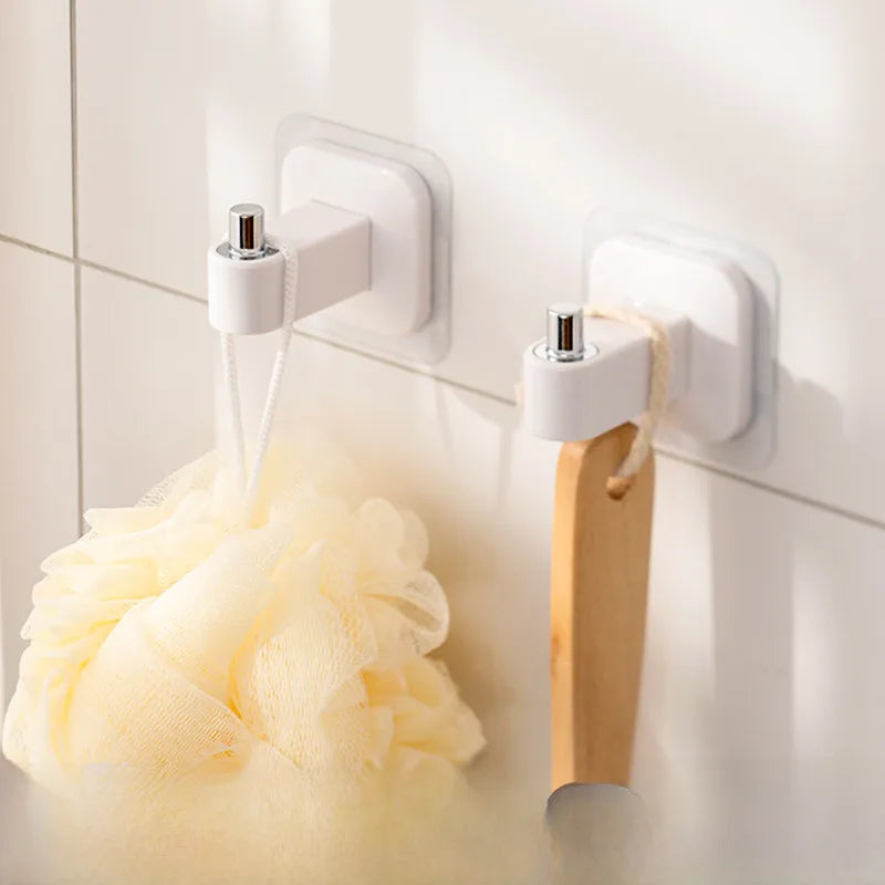 Punch-free Sticky Hook Kitchen Bathroom Office Wall Coat Headset Door Rear  Hot-selling Hook Set