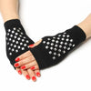 unisex retro bear owl flower knitted fabric gloves 1 pair