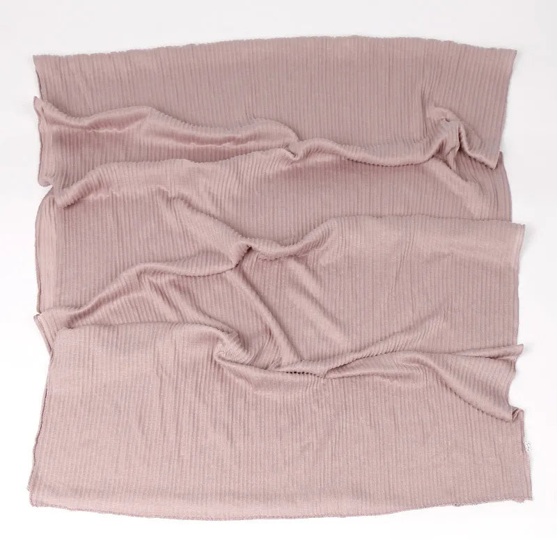 Women's Retro Classic Style Solid Color Blending Silk Scarf