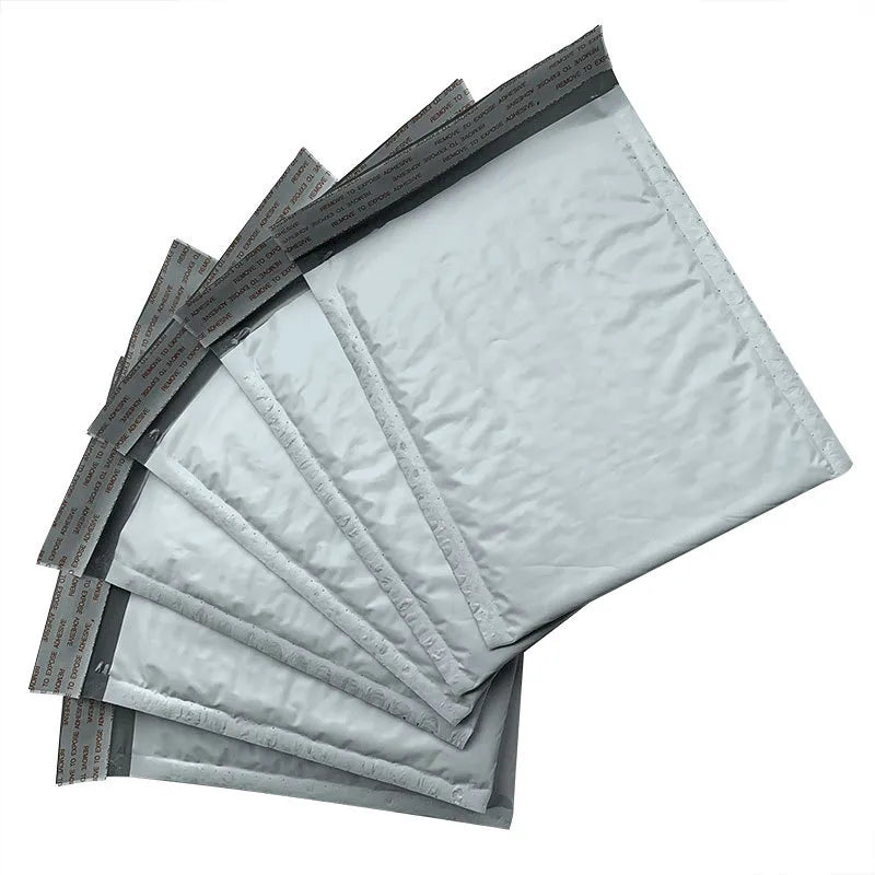 simple grey packaging bubble film self-adhesive packaging bubble bag