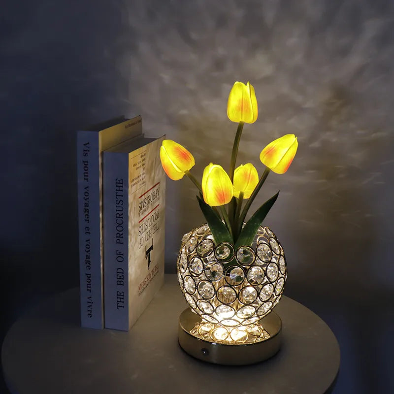 Modern Style Simple Style Solid Color Crystal Indoor Party Night Lights