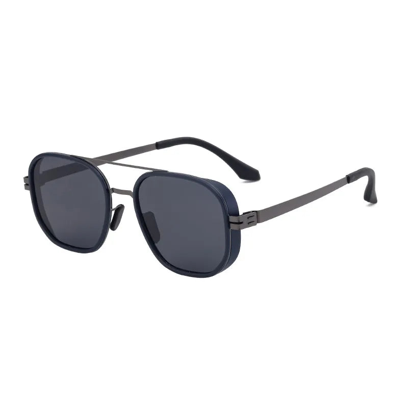 Streetwear Geometric Tac Oval Frame Full Frame Men's Sunglasses