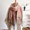 Unisex Casual Elegant Lattice Polyester Scarf