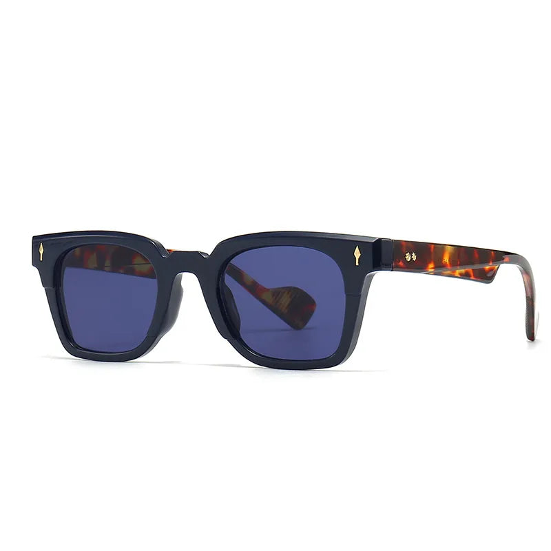 streetwear solid color pc square full frame men's sunglasses